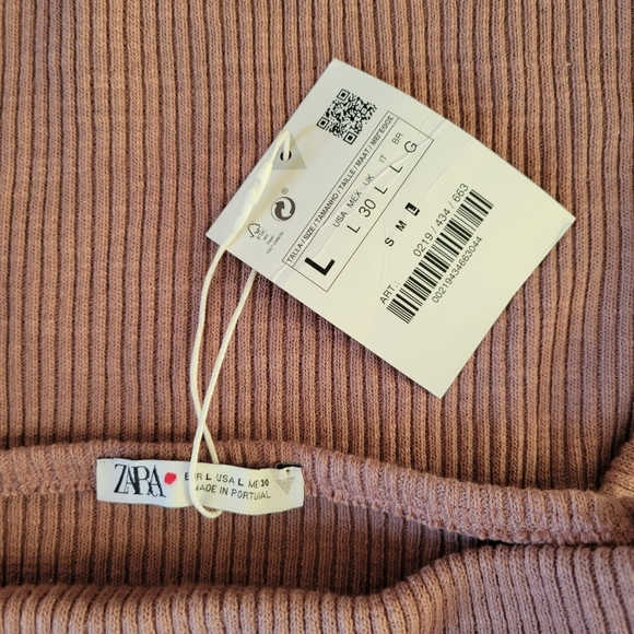 ZARA NWT ribbed dress - Picture 7 of 7